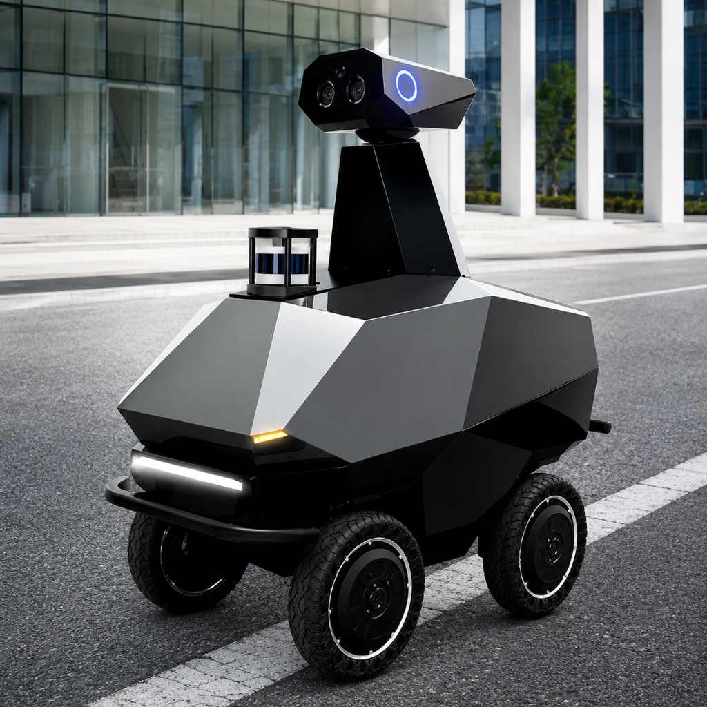 Outdoor Security Robot S5 — robô de patrulha autônoma PadBot para ambientes externos