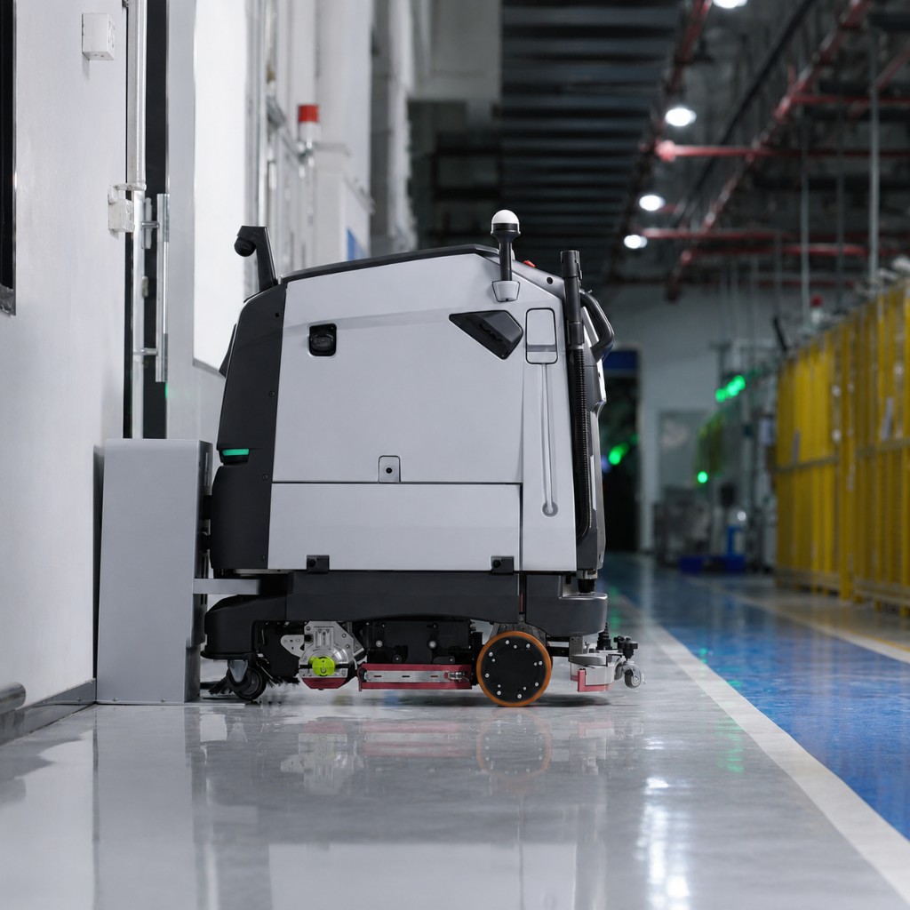 PUDU BG1 Series em estação all-in-one com ciclo autônomo de água e carga